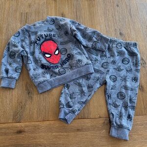 Marvel Baby Spider-Man Sweatshirt & Joggers Matching Set size 6-12 months